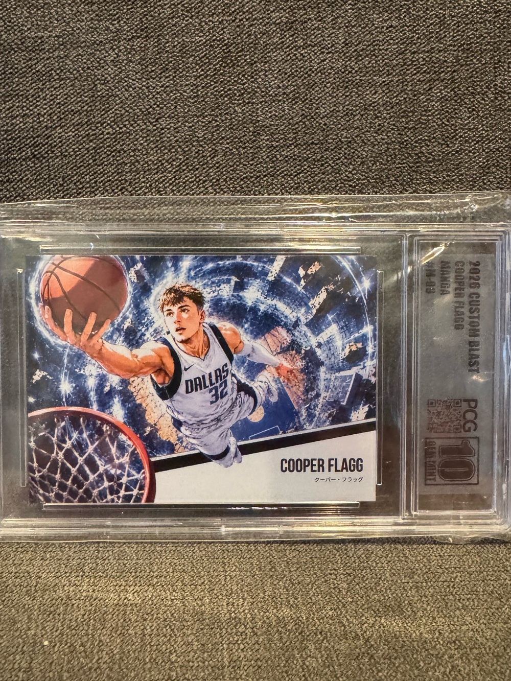 Cooper Flagg - Custom Blast Manga PCG 10 Gem Mint